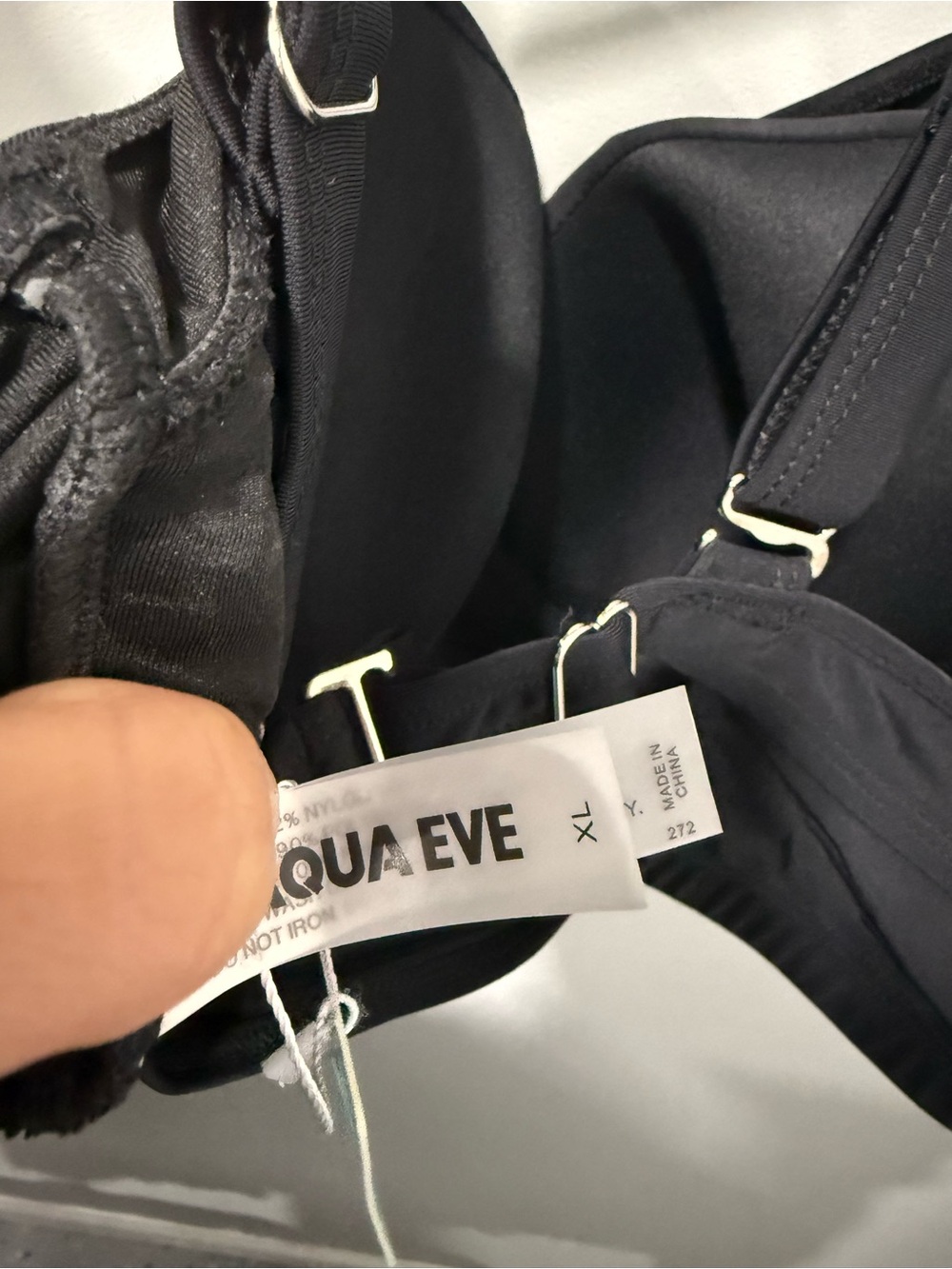 NWT aqua eve swim top xl - Picture 6 of 6